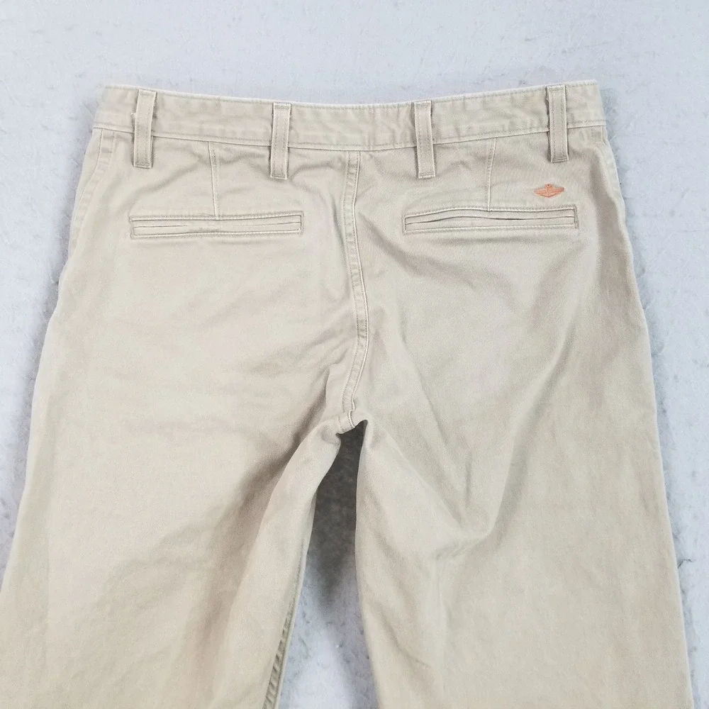 Dockers Pants Mens 31x32 Tan Khakis Straight Leg Stretch‎ Cotton Casual Chinos
